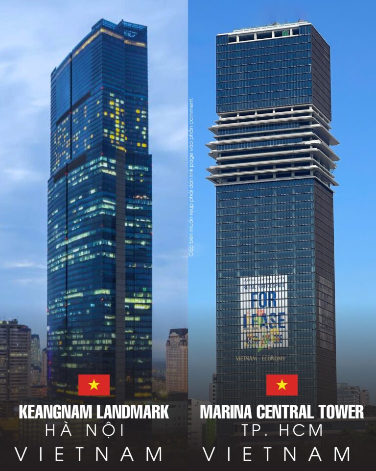 MARINA CENTRAL TOWER vs. KEANGNAM LANDMARK 72 – HAI BIỂU TƯỢNG CỦA TP.HCM VÀ HÀ NỘI