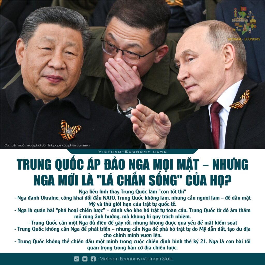 Trung Quốc áp đảo Nga mọi mặt – nhưng Nga mới là 'lá chắn sống' của họ?