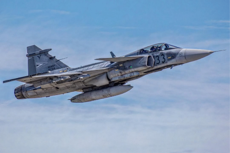 Tiêm kích JAS 39 Gripen/ Ảnh: pshun.photos