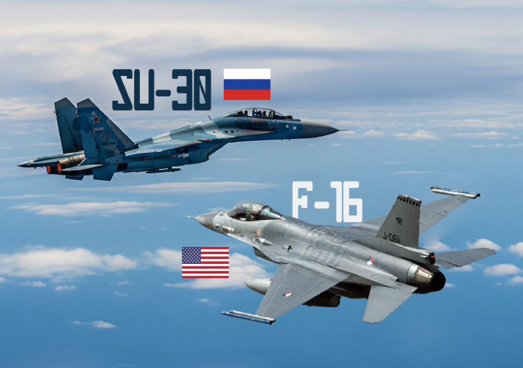 so sánh su-30 và f-16