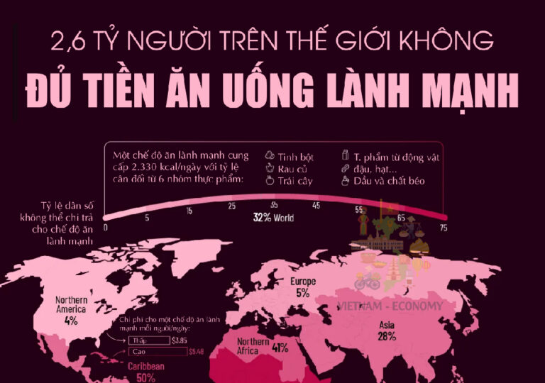 2,6 Tỷ Người Trên Thế Giới Không Đủ Tiền Ăn Uống Lành Mạnh