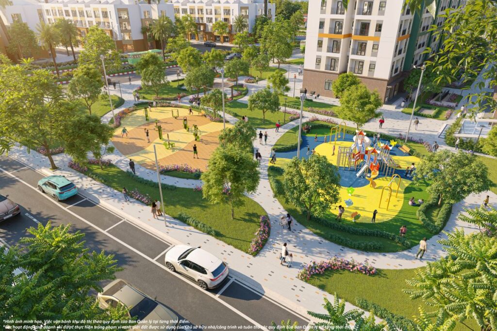 Hình ảnh minh hoa việc vận hành khu đô thị